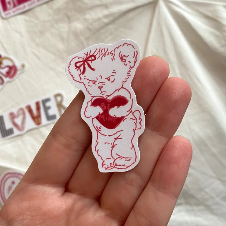 be mine sticker