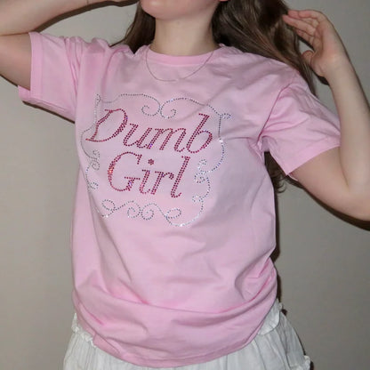 dumb girl gem shirt