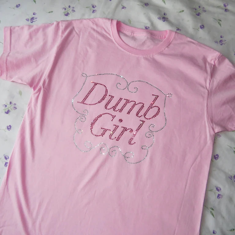 dumb girl gem shirt