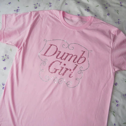 dumb girl gem shirt