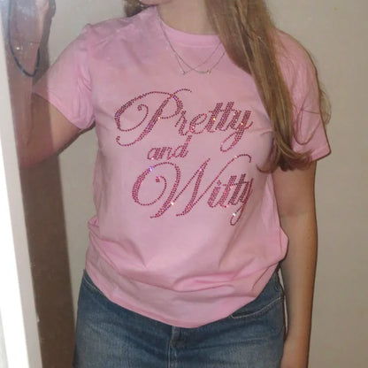 pretty & witty shirt