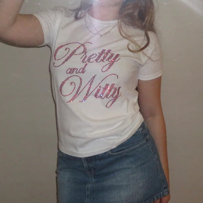 pretty & witty shirt