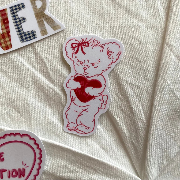 be mine sticker