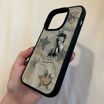 LT silver phone case