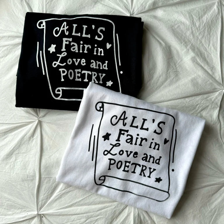 love & poetry shirt