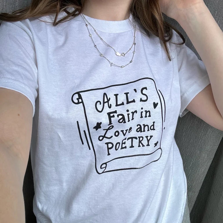 love & poetry shirt