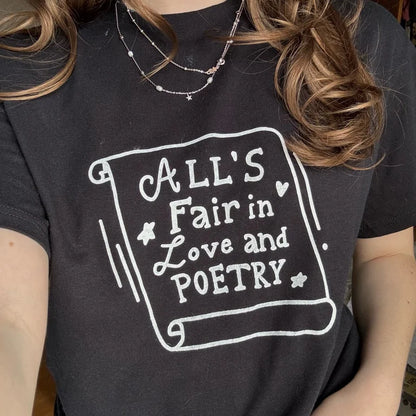 love & poetry shirt