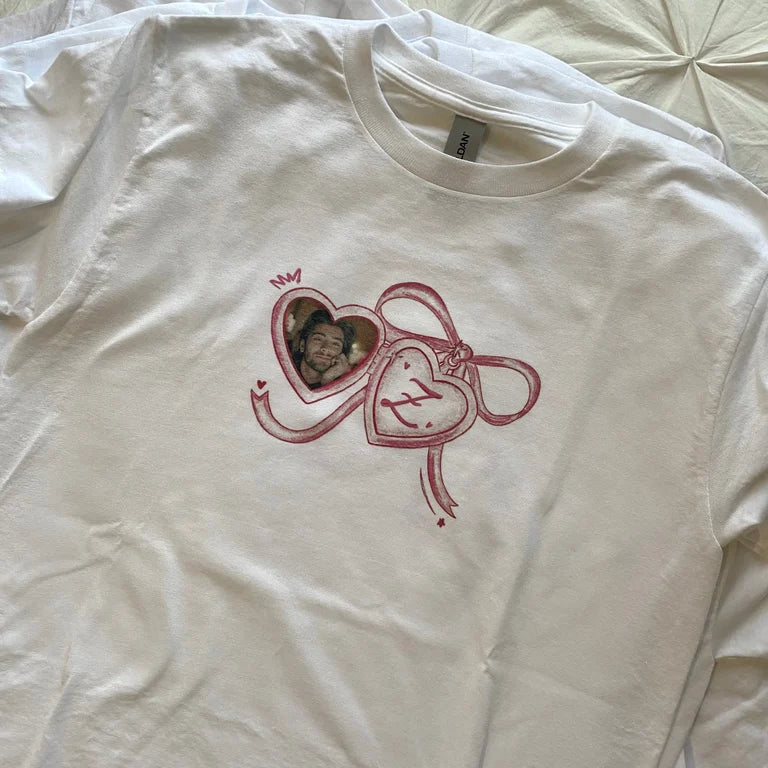 heart locket shirt